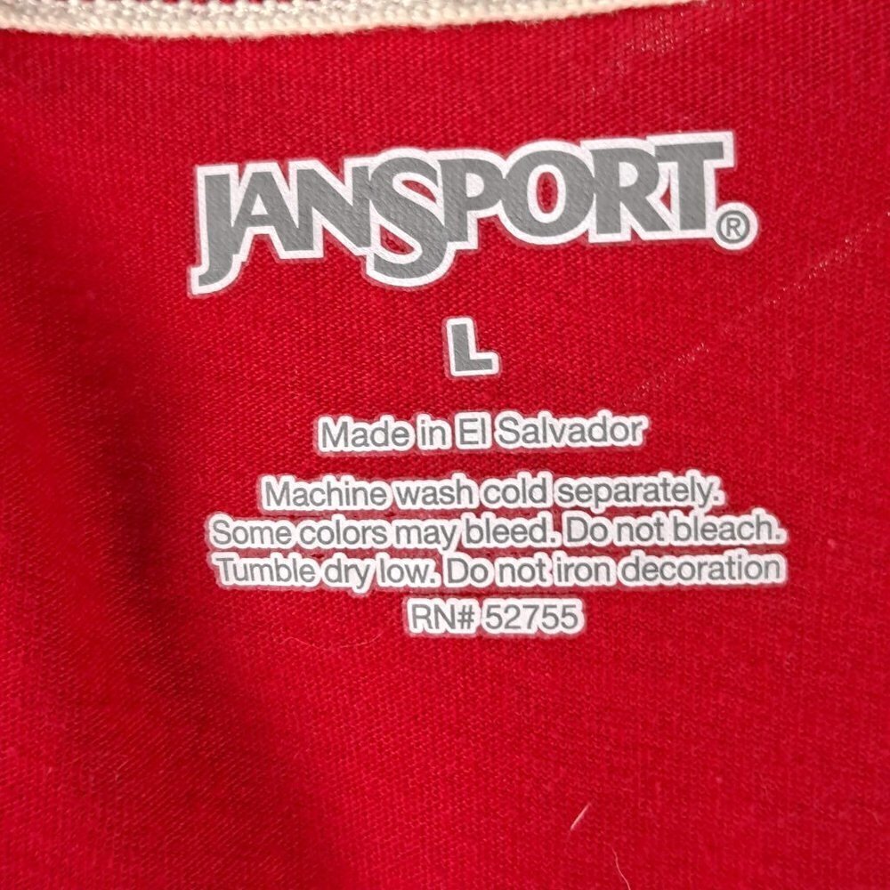 Jansport Size Large Women's Houston Cougars Tshirt Red Short Sleeve Euc — image 6 of 8